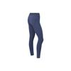 Li Ning Einfarbige High-Waist Strick-Fünf-Punkt-Fitnesshose Damen Unterteile Deep-Navy AULT514-2