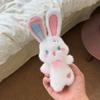 Miniature Size Fluffy Bunny Pendant Soft Astrology Bunny Keychain  Daily Companion