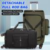 Large-capacity Detachable Trolley Case, Packing Equipment, Folding Luggage Bag, Travel Bag, Lightweight Wheel Bag, Cross-border Large Backpack