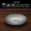 Wutuo Retro Stainless Steel Snack Plate