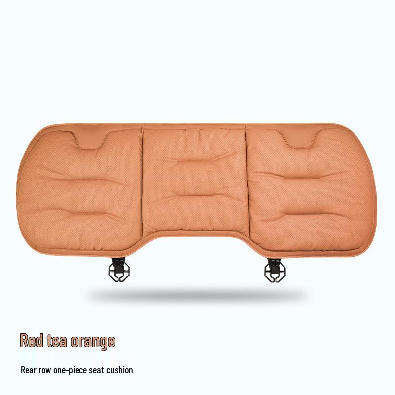 Nappa Leather Cooling Car Seat Cushion – Customizable, Non-Slip, Breathable, High-End, Four-Season Ventilation