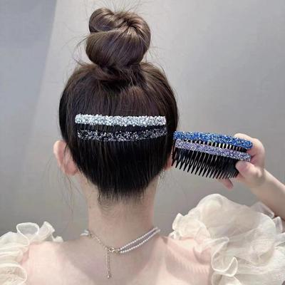 Fermaglio per capelli con strass colorati