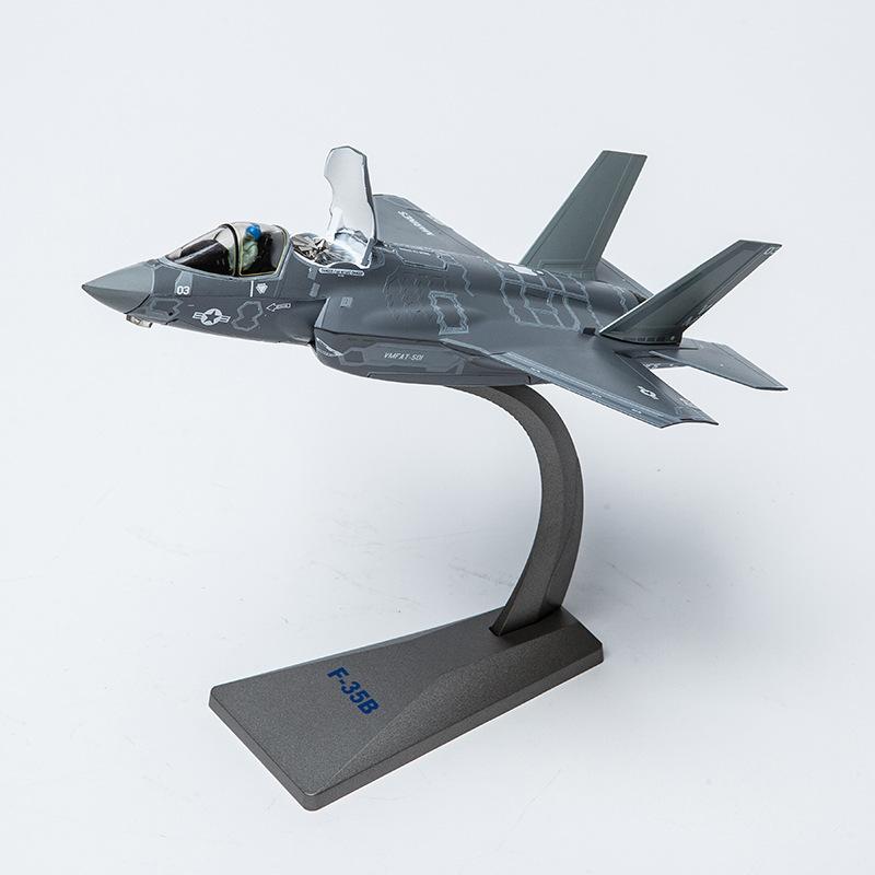 1: 72 F35b Aircraft Model Foam Model Simulation Bomber Alloy Fighter Model Toy Exquisite Collection Aircraft Model Decoratio