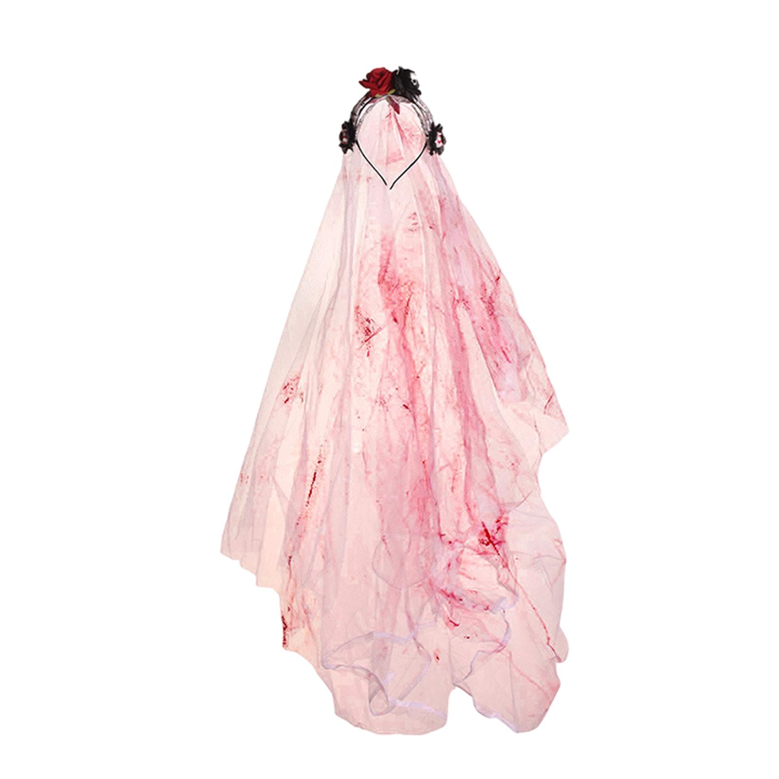 

Хэллоуин Готическая Цветочная Гирлянда С Черными Вуалями Повязка На Голову Косплей Свадебное Головное Украшение Костюм Головной Убор Аксессуар One Size