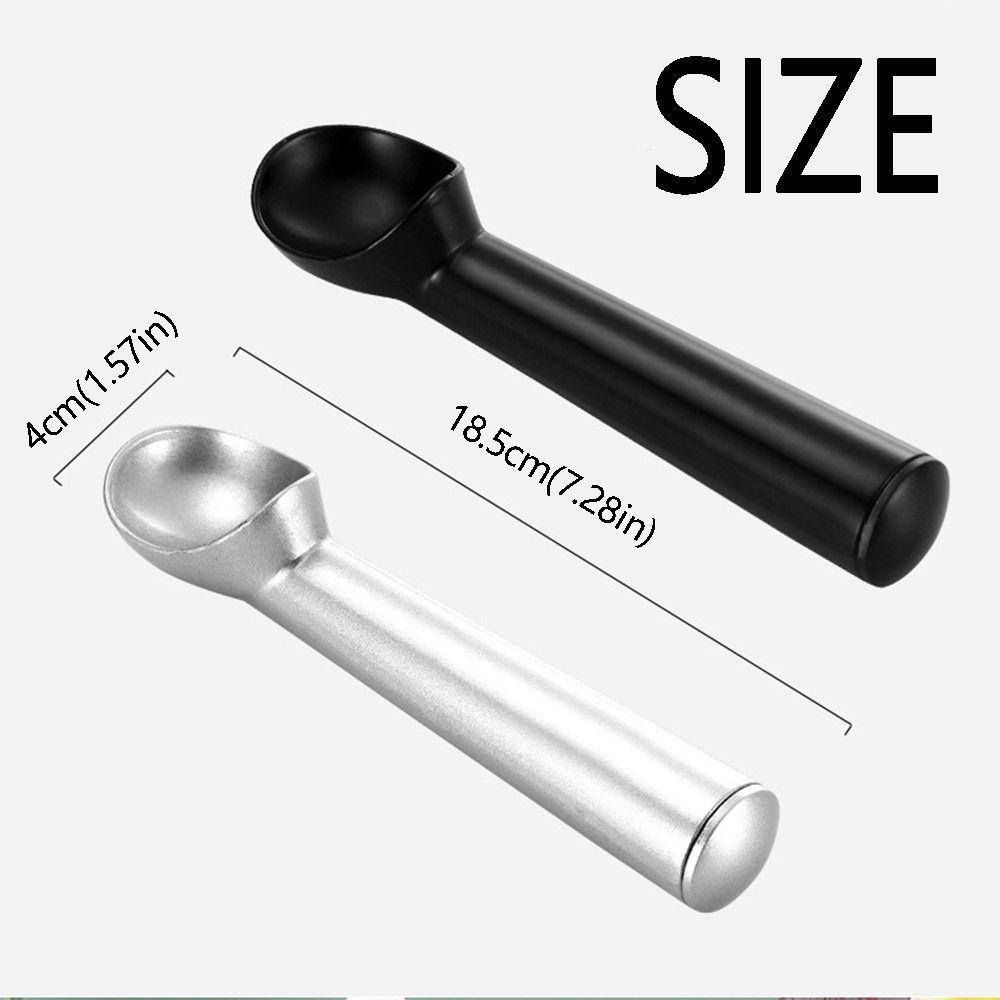 2Pcs Creative Ice Cream Scoop Portable Fruit Ball Spoon Ice Cream Ball Digger Kitchen Supplies