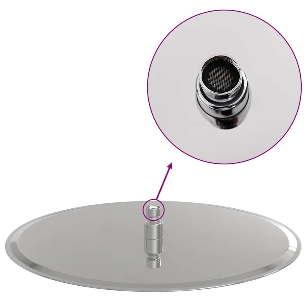 Rain Shower Head 304 Stainless Steel 40 cm Round
