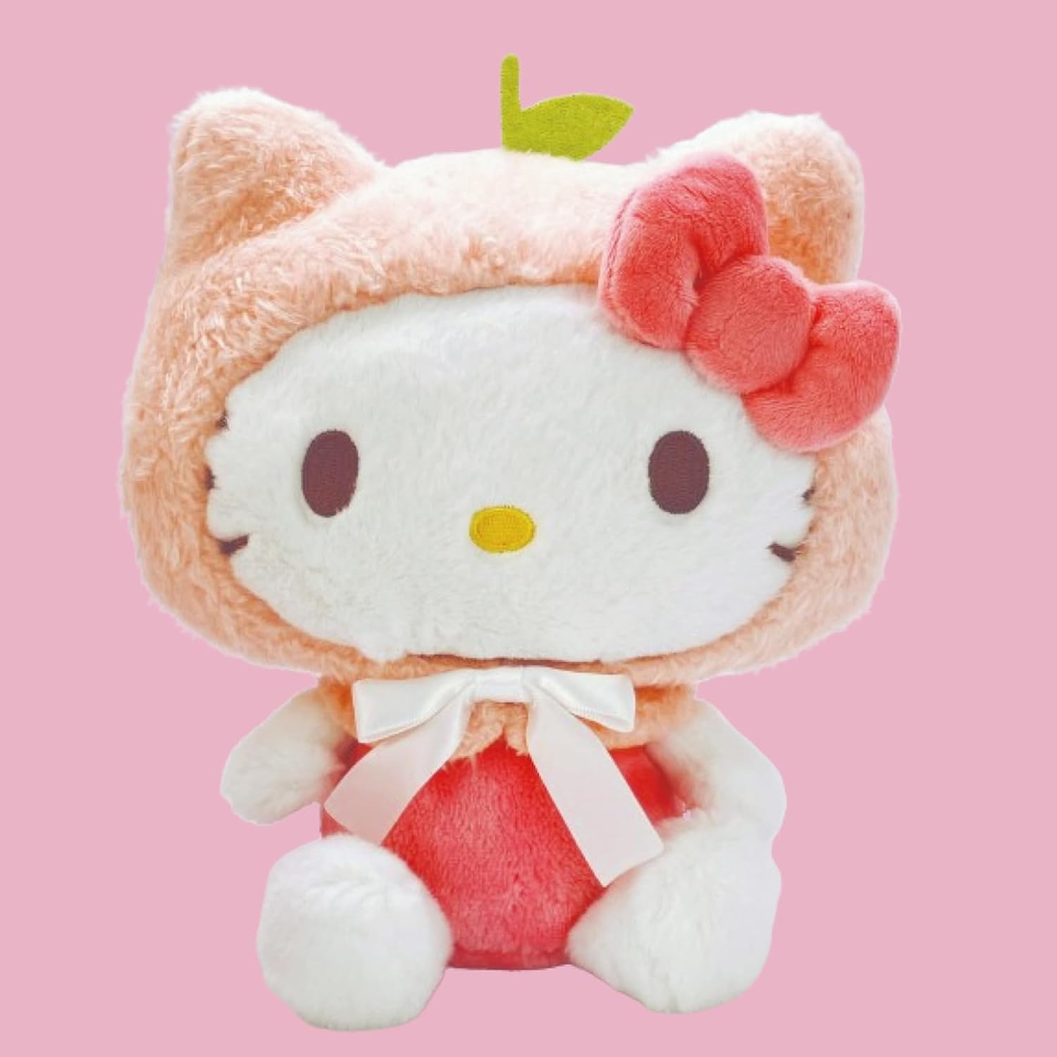 Nakajima Corporation Hello Kitty Pastel Fruit Cape Plush Toy S H20W21D12cm