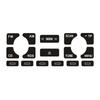 For A3 8P 2004-2008 Radio-Clima For ESP Headlight Button Repair Worn Knob-Switch Switches Controls Parts Accessories