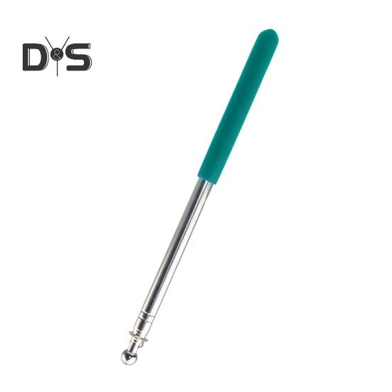 1,2/1,6 m Teleskop-Tourguide-Fahnenmast mit rutschfestem Griff, robuster, ausziehbarer Edelstahl-Fahnenmast für Lehrer, Zeigerbanner, Handfahnenmast