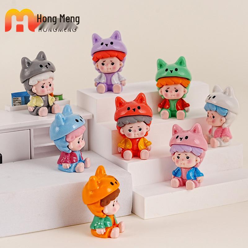 

Cardigan Kitten Resin Figurine: DIY Cute Micro Landscape Blind Box Accessory