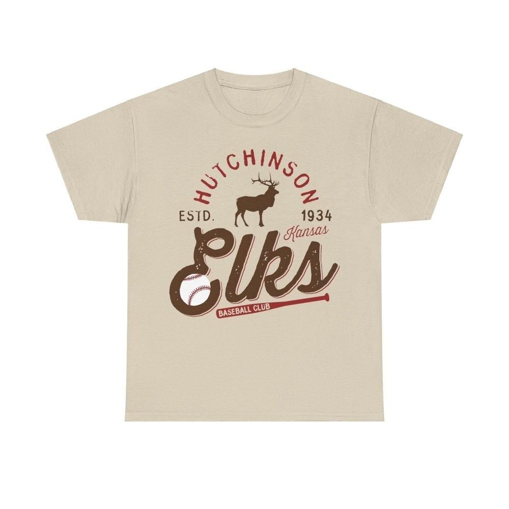 

Hutchinson Elks Est 1934 Kansas Baseball Club T-shirt XL