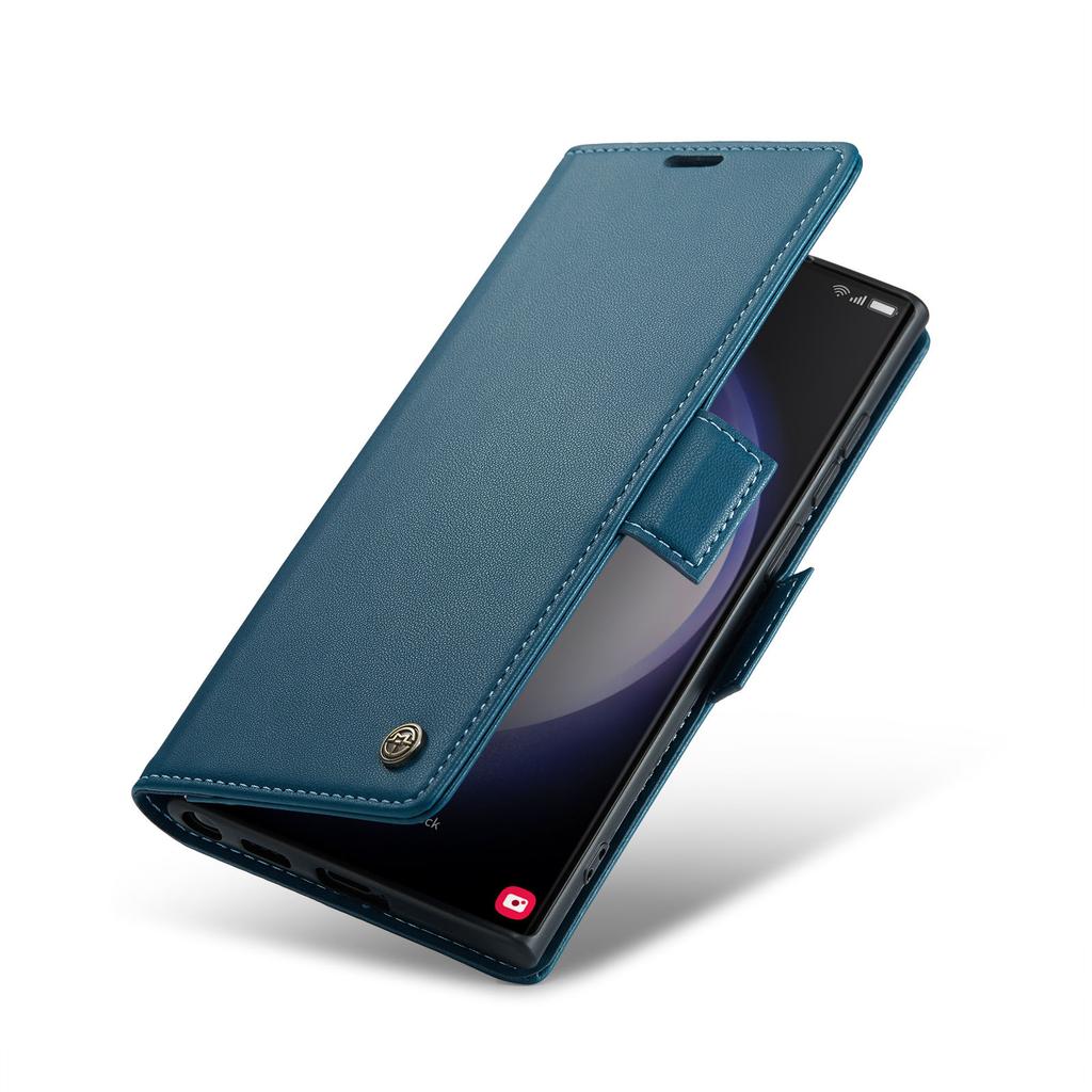 CaseMe for Samsung Galaxy S23 Ultra S22 Plus S21 S20 FE S10 Note 20 10 Leather Flip Wallet Case Magnetic Card Holder Phone Cover