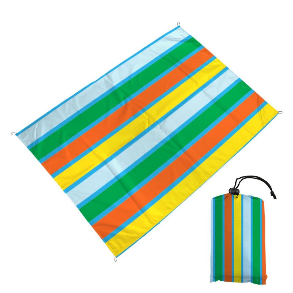 Tragbare Faltbare Picknickdecke mit Sack Wasserdichtes Zelt Neue Strandplane Camping Wandern
