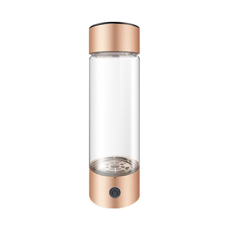 Rechargeable Pure H2 Hydrogens-rich Water Bottle Portable Hydrogen Rich Water Cup 450ML Intelligent Glass Hydrogen Absorber Cup