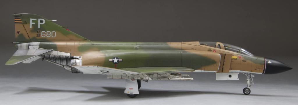 Fine Mold Aircraft Series US Air Force Fighter Wolf Pack 1967 Limited Edition Plastic Model 72846 Molding Color 1/72 F-4C
