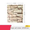 35*38.5cm 3D Wall Sticker Self Adhesive Panel Living Room Background Brick Waterproof Wallpapers Mural Bedroom DIY Decorative