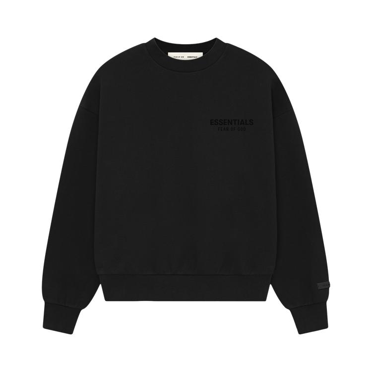 

Fear of God Essentials Classic Crewneck Sweatshirt Vintage Black Men Tops 192AS252042F S