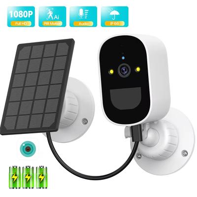LS VISION WiFi IP-Kamera Solarpanel Batteriebetriebene kabellose Außensicherheit 1080P HD CCTV-Videoüberwachung PIR-Personenerkennung iCSee