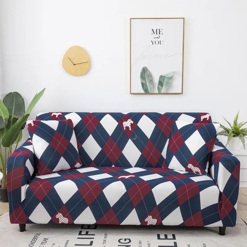 

Эластичный чехол для дивана с принтом, чехол, эластичный цельнотянутый чехол для дивана, чехол для углового секционного дивана, одинарного/двух/трех/четырехместного 1-Seat 90-140cm