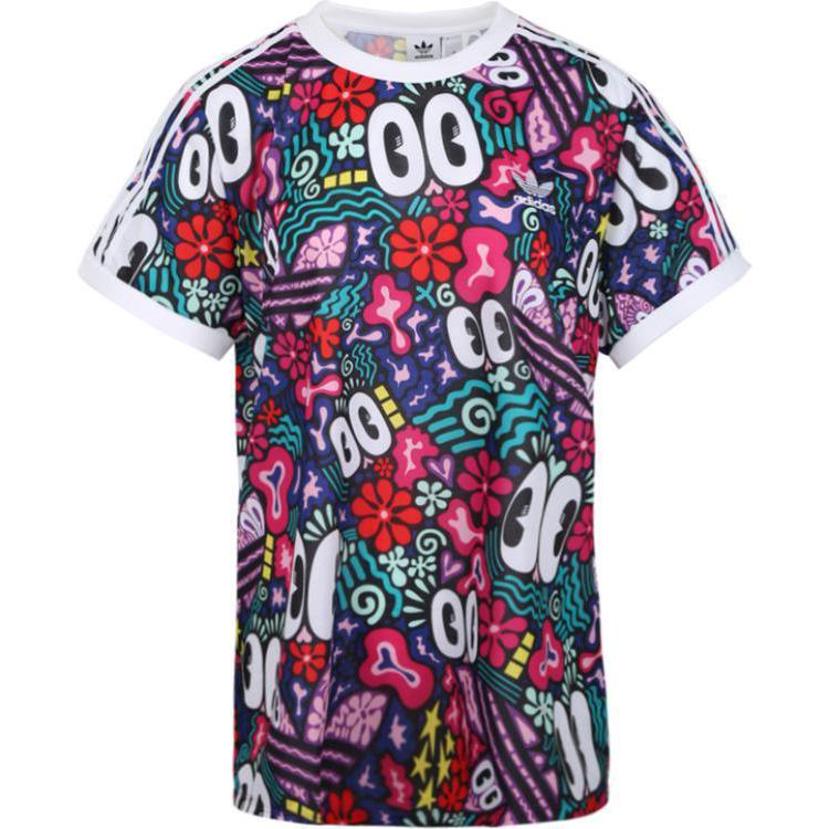 Женская футболка Adidas Originals 3 Stripes, разноцветная, DV2656 36