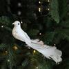 Realistic Simulated White Bird Pendant Artificial Christmas Tree Decoration  Holiday Festival Decor