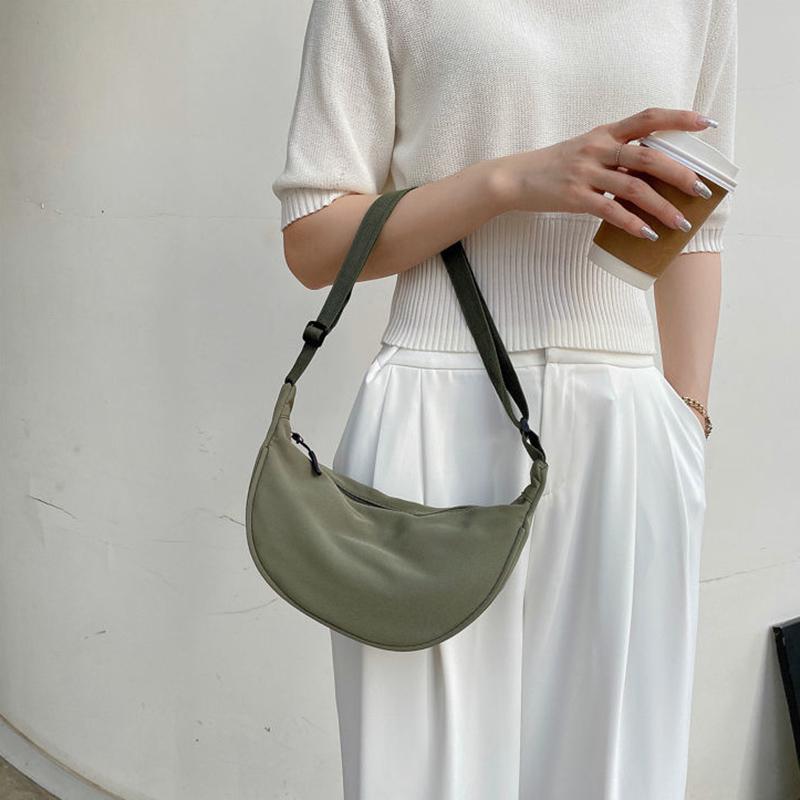 half moon shaped purse