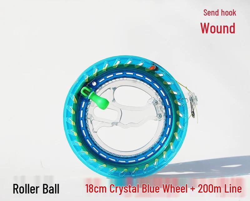 Weifang Crystalowy Kołowrotek do Latawca z Samoblokującym Kołem dla Dorosłych i Dzieci - Puste Wzornictwo Narzędzie do Puszczania Latawca