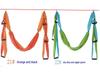 Aerial Yoga Hammock & Extension Strap for Fitness and Stretching.