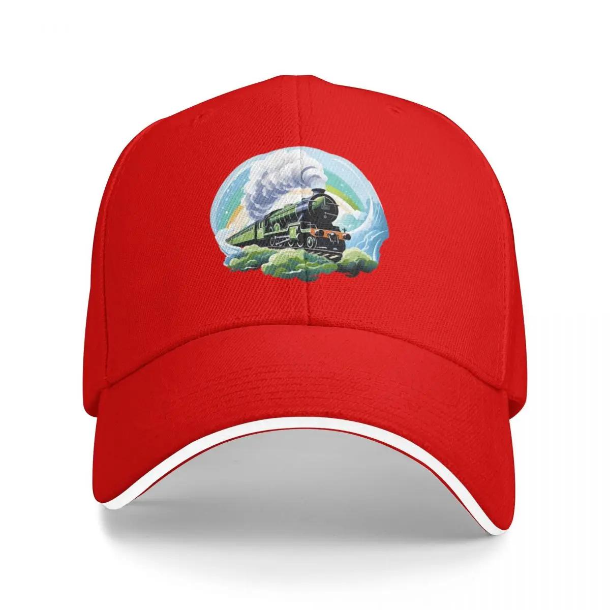 Flying Scotsman Locomotive Train Baseball Cap birthday Designer Hat Hat Luxury Brand Ladies Men s