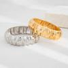 Salircon Unique Design Irregular Geometric Metal Bangles for Women Elegant Classic Oval Imitation Pearl Open Bracelets Jewelry