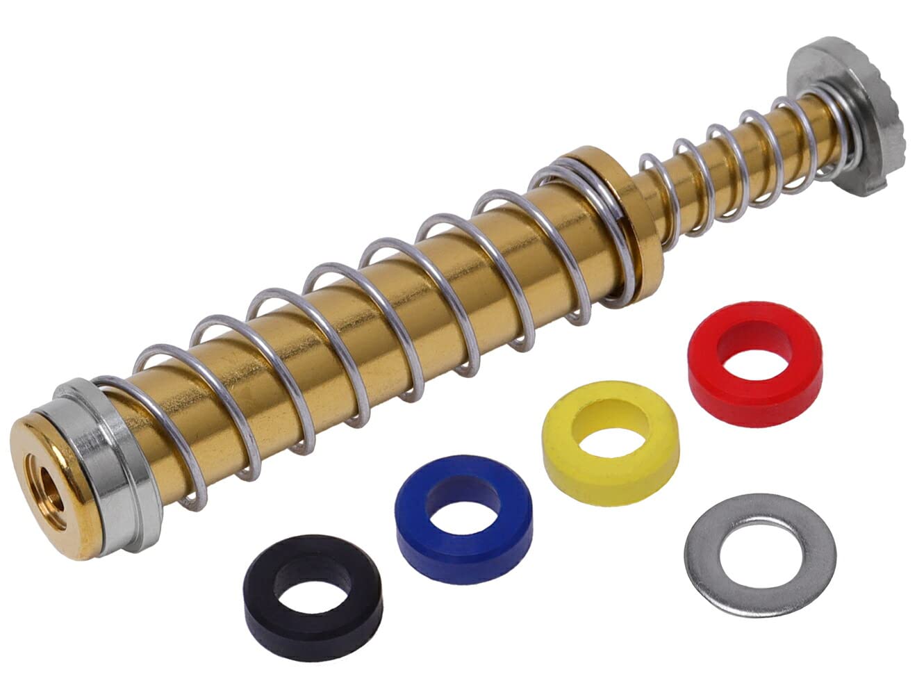 

COWCOW TECHNOLOGY Stainless Steel Recoil Spring Guide for UMAREX G19X TiN Gold