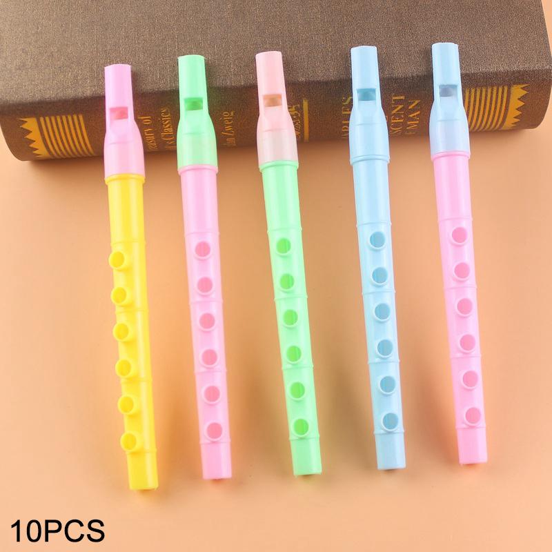 10/20/30Pcs Colorful Flute Toys Kids Birthday Party Favors Supplies Boy Girl Pinata Fillers Goody Bag Carnival Prizes Guest Gift