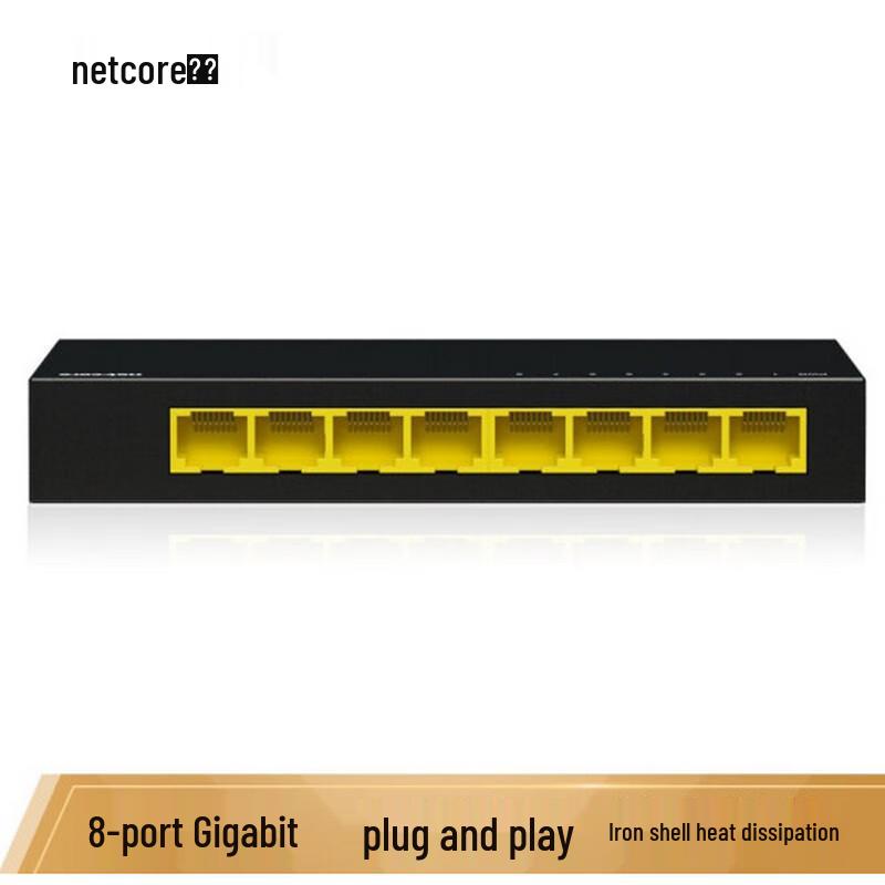 

Netcore NS318 8-Port Gigabit Unmanaged Ethernet Switch
