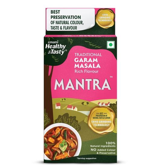 Эмами Здоровый и Вкусный Мантра Традиционный Гарам Масала (100 г) | Измельчено с использованием технологии криогенного измельчения | Без добавления красителей и консервантов