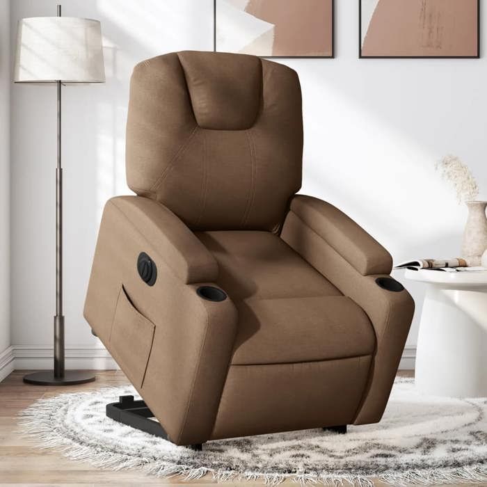 VidaXL Electric Recliner, Relaxation Chair with Adjustable Backrest and Footrest, Living Room Seat, Modern, 3204396