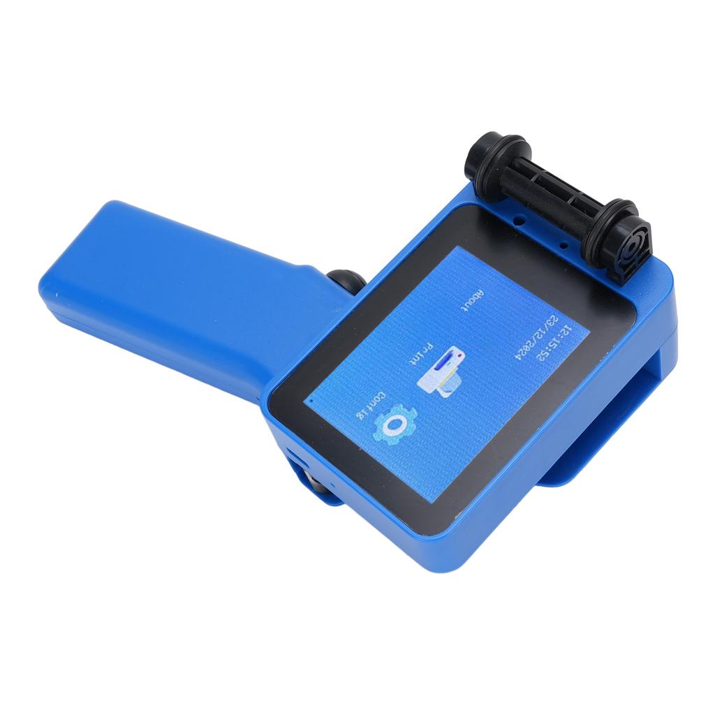 Handheld Inkjet Printer Gun Small Portable with HD LED 4.3in Touch Screen Without Cartridge 12.7mm for QR Code Barcode