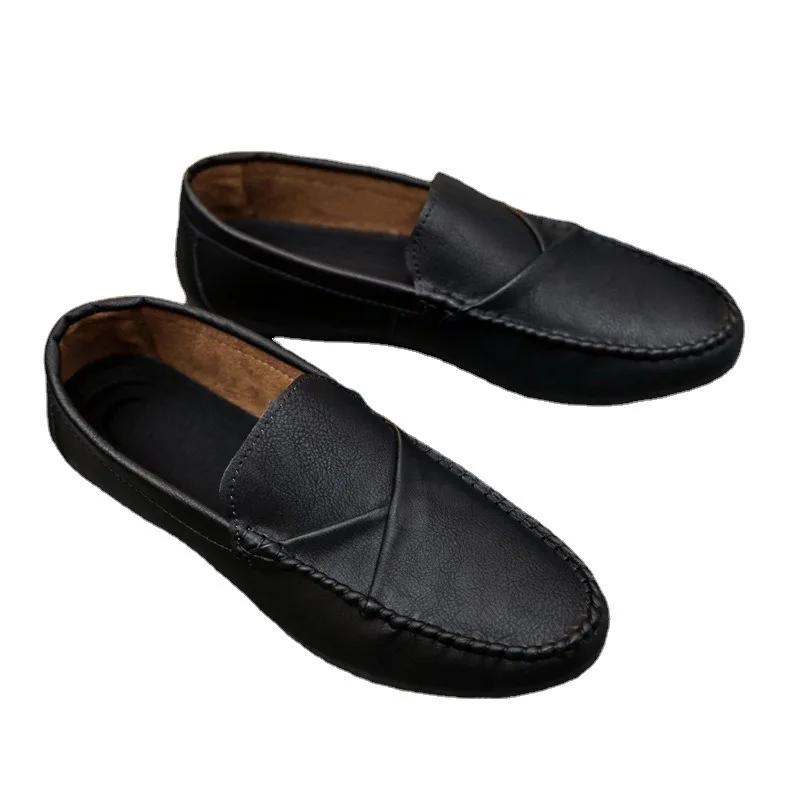 Men Stylish Loafers Flexible Casual Shoes Handmade Moccasins Men Comfortable Driving Sneakers Male Designer Business Footwear