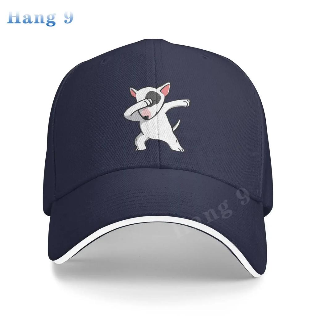English Bull Terrier Baseball Caps Funny Unisex Soft Casquette Cap Fashion Denim Hat Vintage Adjustable Black