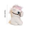 Cartoon Stuffed Animal Keyring Solid Color Zodiac Pony Figurine  Year of Horse