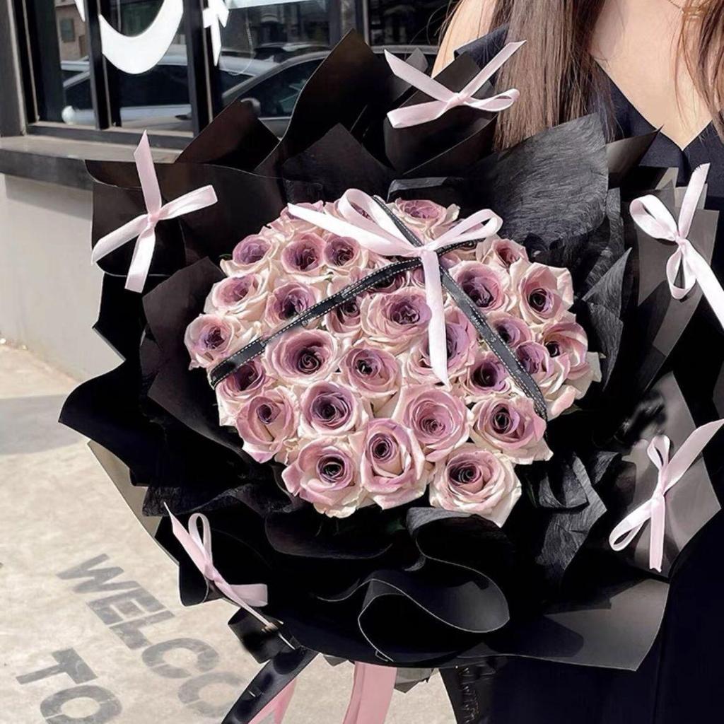 Rauchpflaumen Seifenblumenstrauß: Konserviertes Blumengeschenk für Valentinstag, Qixi oder Geburtstage