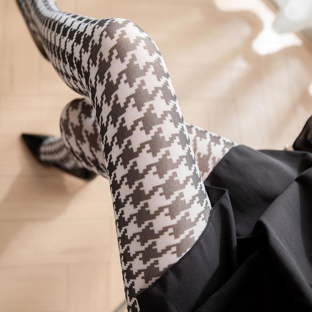 Collant con Stampa Tatuaggio Personalizzata Primavera/Estate: Sottile, Alla Moda, Motivi Astratti Retrò