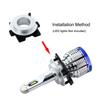 10Pcs H7 LED Car Headlight Bulb Adapter Base Holder Auto Headlamp Socket Retainer For Opel Honda CRV Mazda 3/5/6/M3/M5/M6