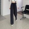 Large Size Wide Leg Pants for Women in Summer High Waisted Straight Leg Loose Fit Sporty and Casual with a Hanging Feeling and Floor Length Pants