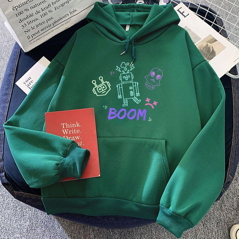 Monkey Boom Jinx  Arcane Game Hoodies You Got Jinxed Graphic Printing Sweatshirt Streetwear Hooded Women Sudadera