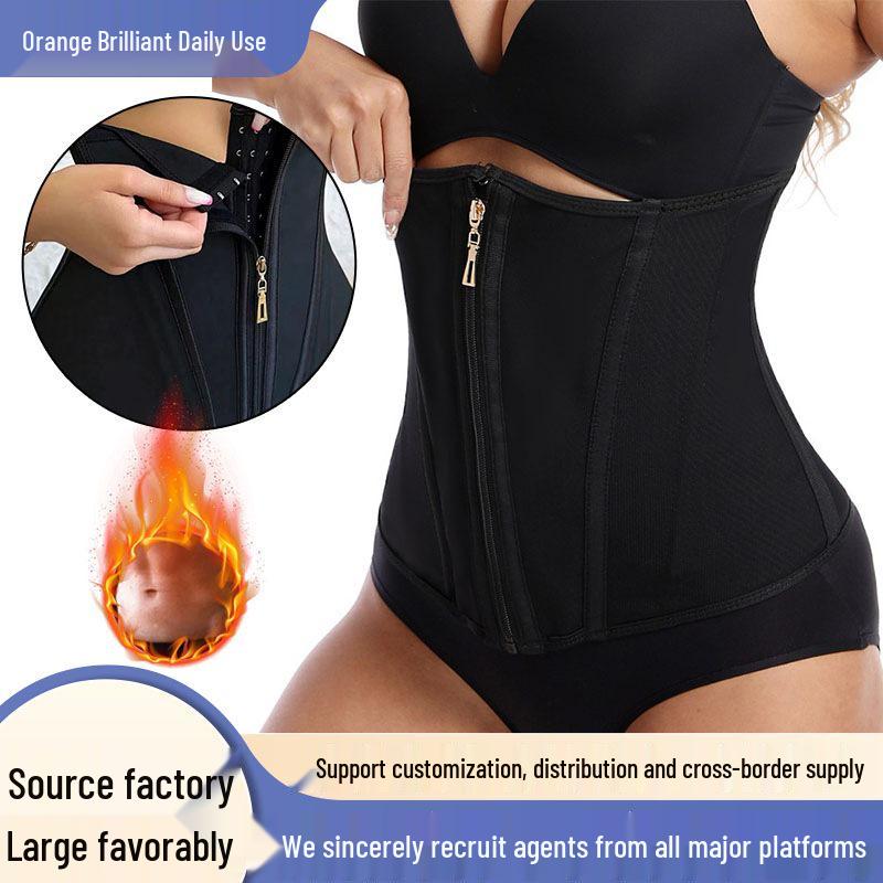Corset modelator corp cu fermoar și cârlige, stil nou, pentru Fitness și Yoga