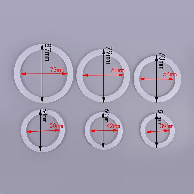 1 Pcs/lot Silicone Seal Ring Flexible Washer Gasket Ring Kitchen Coffee Parts Makers Accessories