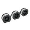3PCS Line Spools For Black+Decker A6485 GL280 GL301 GL425 GL430 GL545 GL555 GLC13 GLC2500 GLC2500L Grass Trimmers
