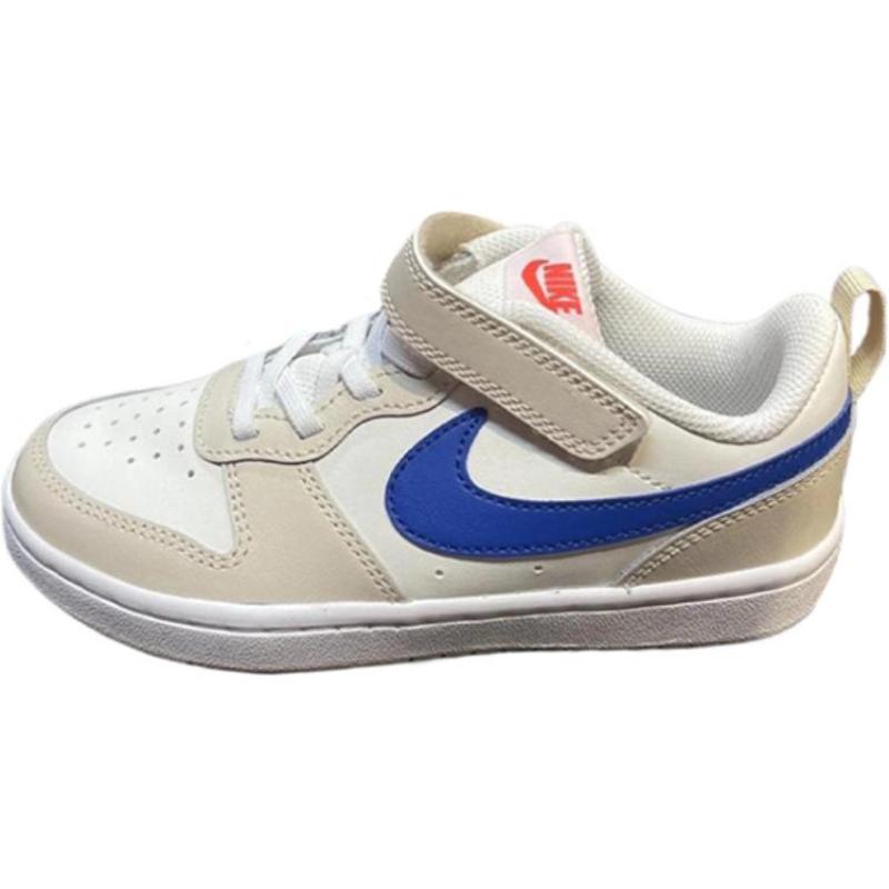Nike Court Borough 2 Αντιολισθητικά Ανθεκτικά στην Τριβή Χαμηλά Παιδικά Παπούτσια Skateboard Μπεζ Παιδικά Αθλητικά Παπούτσια HQ1207-141