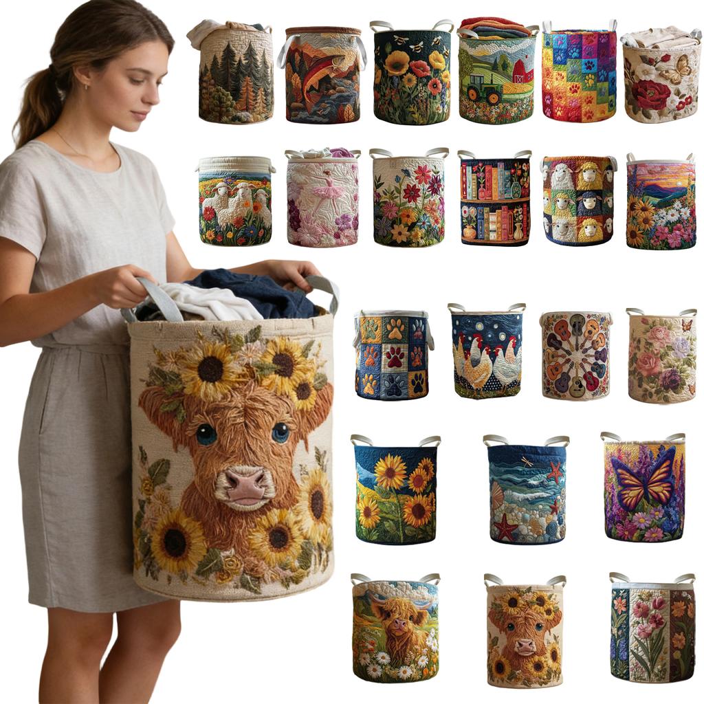 Circular Dirty Clothes Basket, Home Storage Basket, Dirty Clothes Basket, Storage Basket, Fabric Storage Basket, Large Capacity Storage Basket