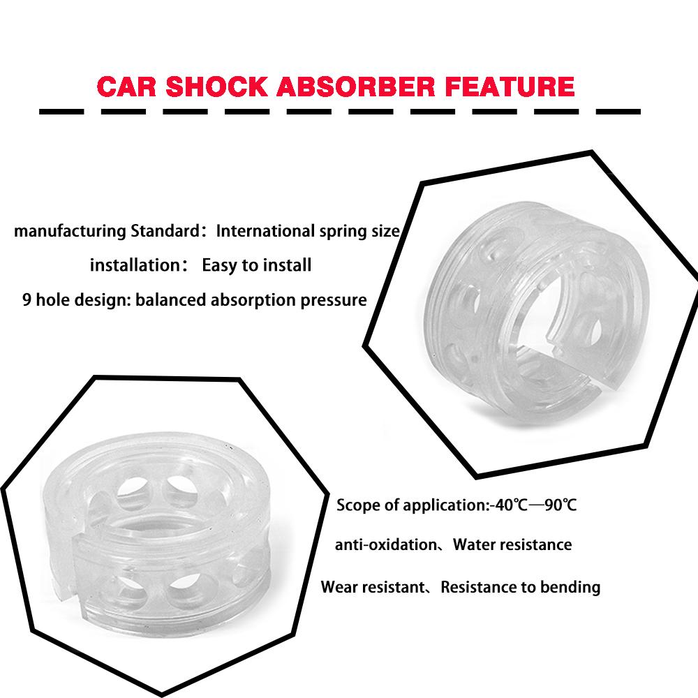 Hippcron 1PCS Car Shock Absorber  Auto-Buffers Spring Bumpers A/B/C/D/E/F Type Universal For Cars Cushion Suspension